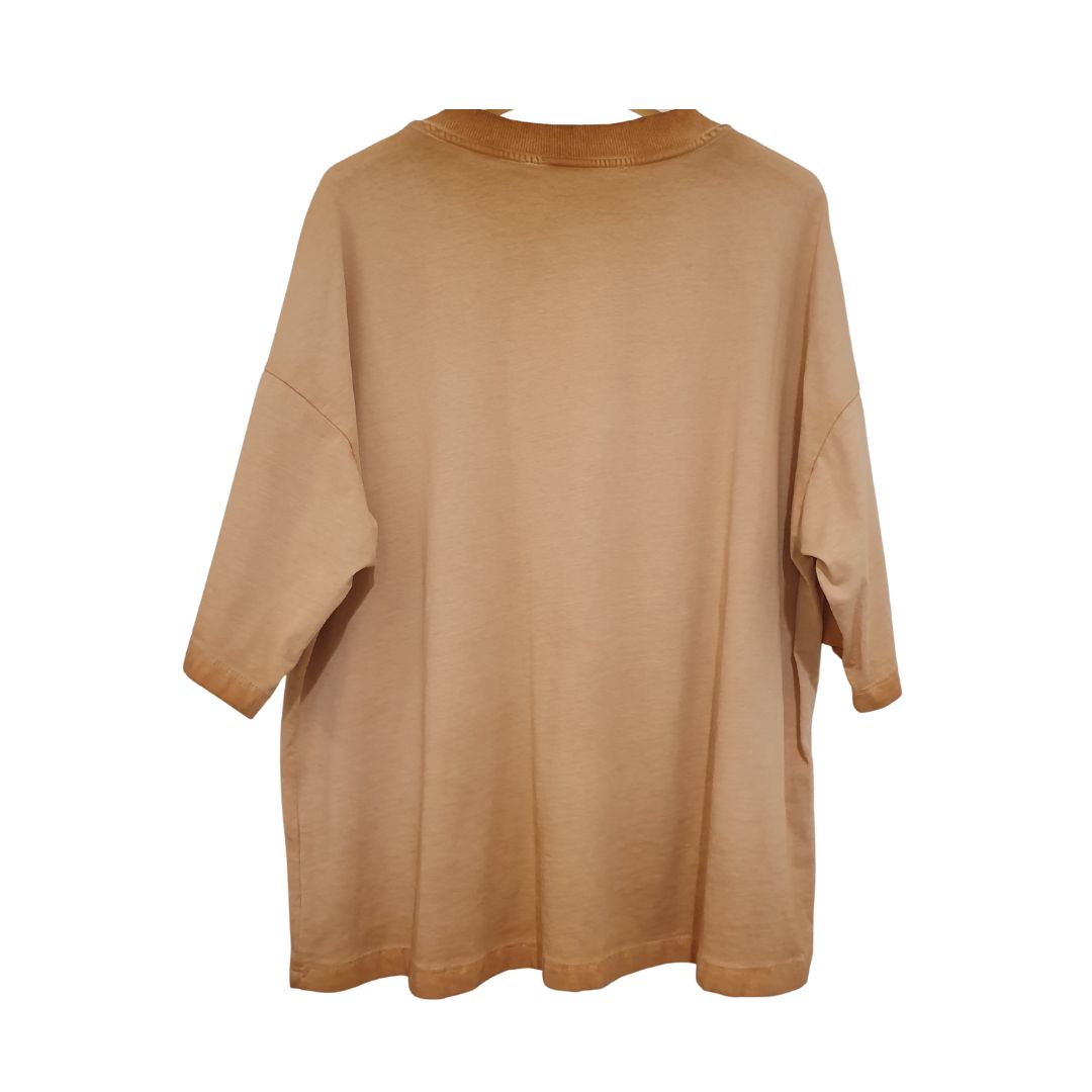 T-shirt over in cotone con stampa HaveOne