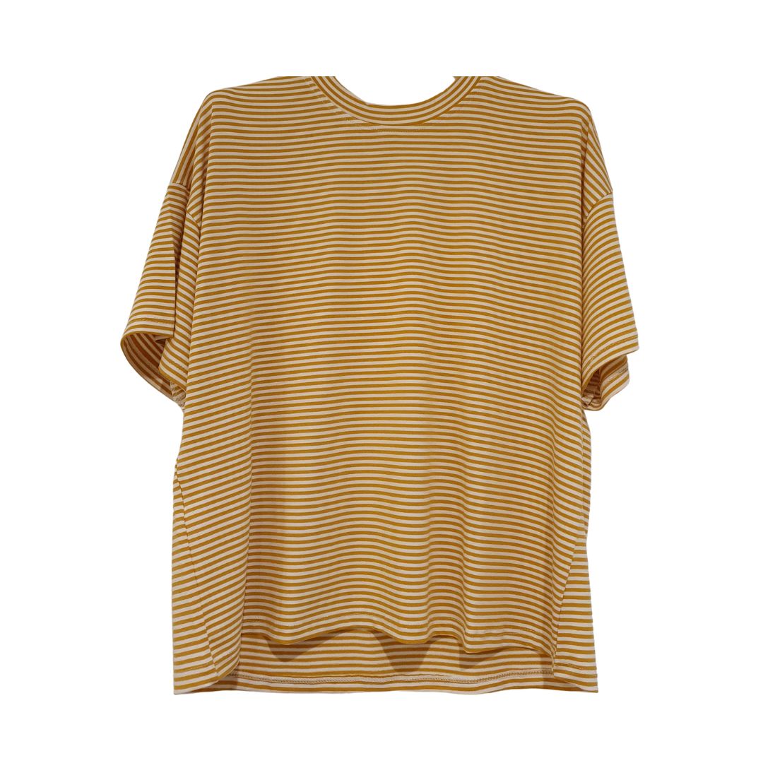 T-shirt rigata in viscosa HaveOne