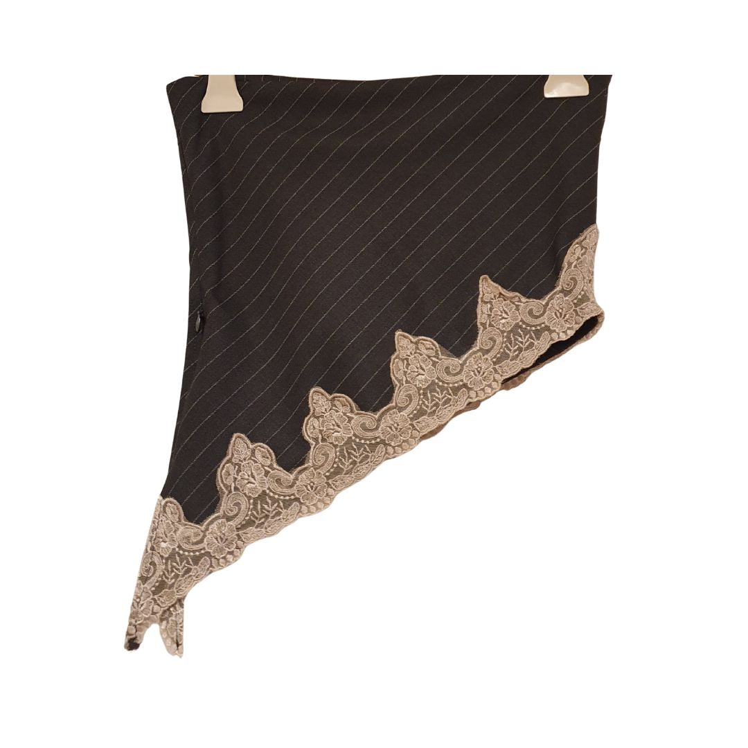 Bustier gessato asimmetrico HaveOne