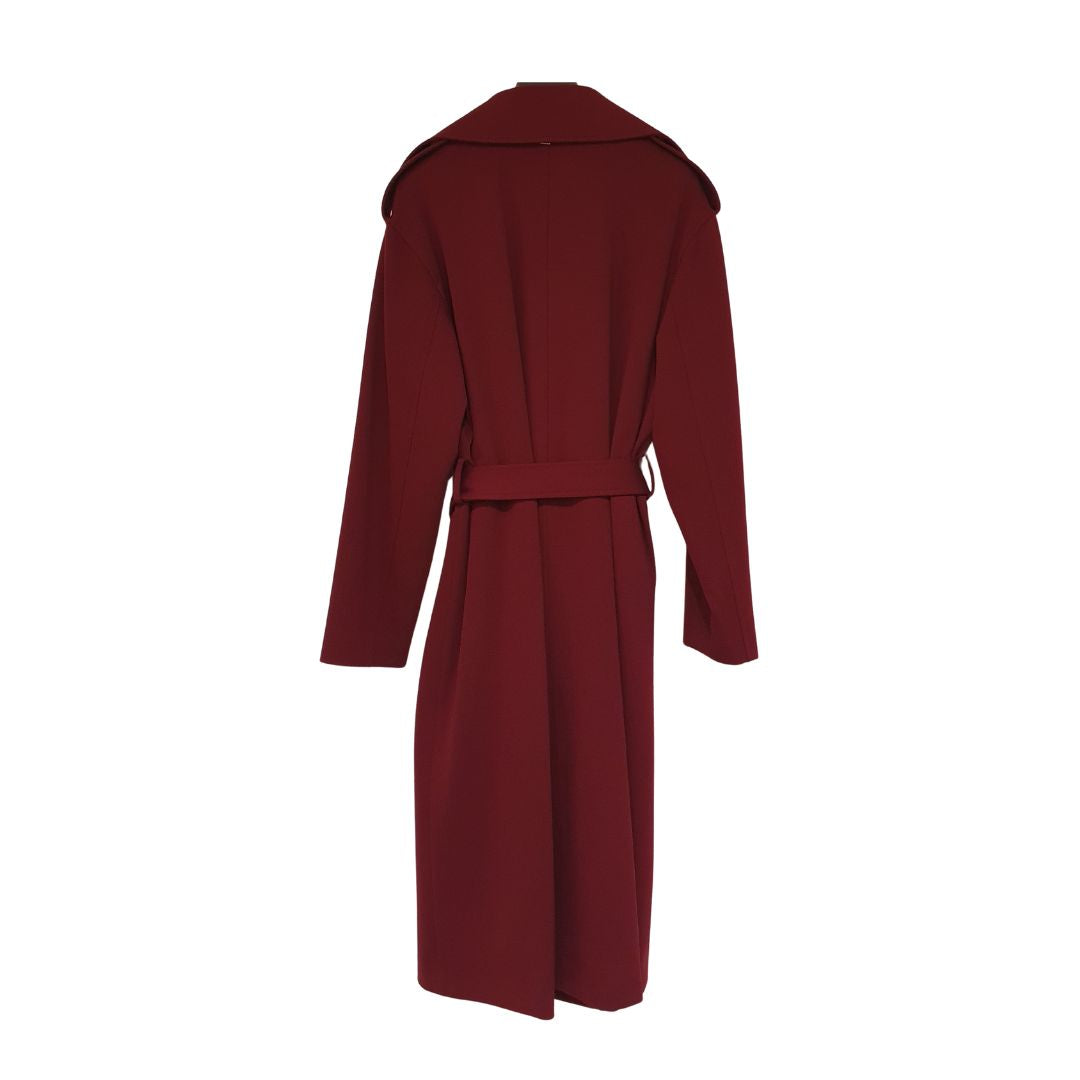 Trench burgundy in jersey Manila Grace