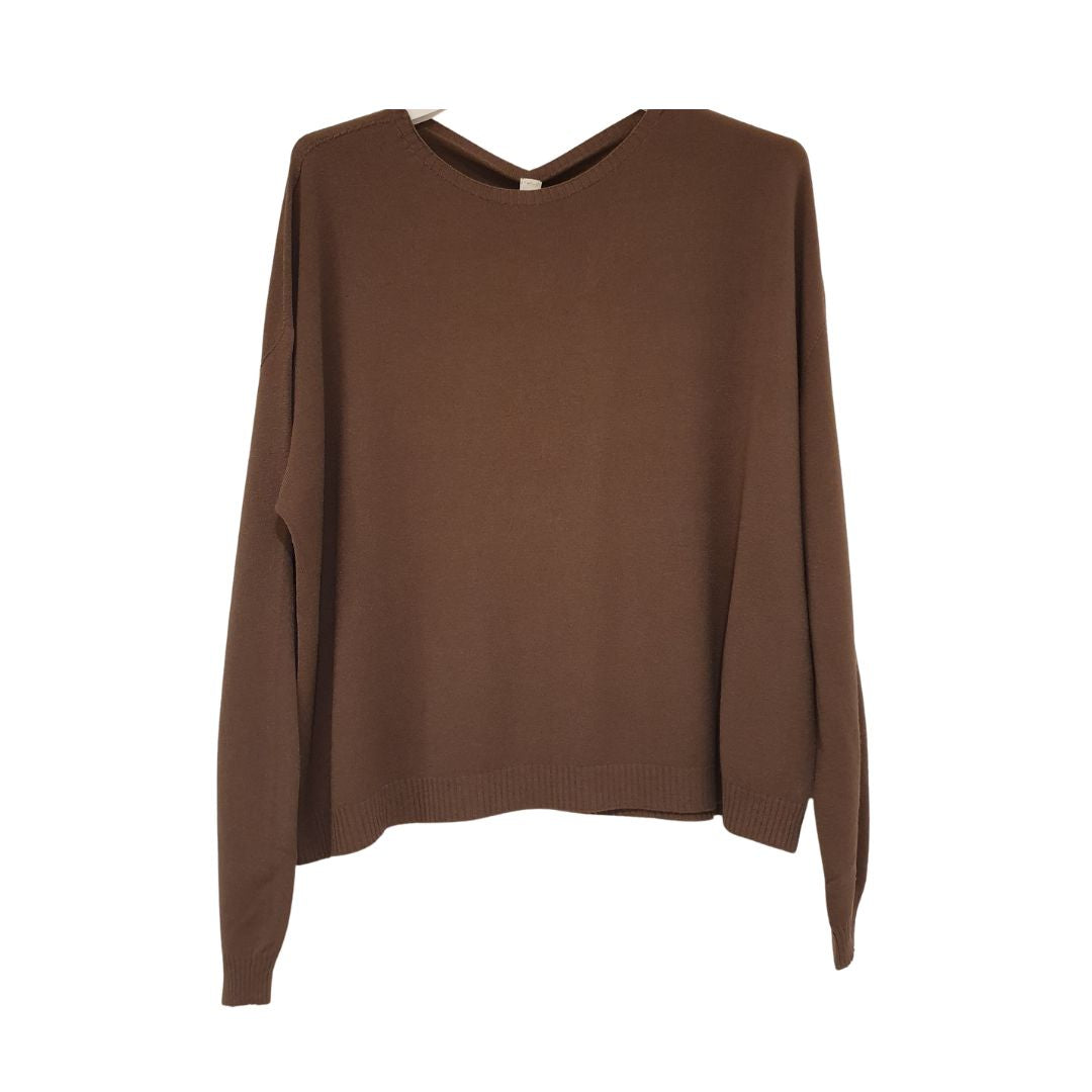 Maglia girocollo in viscosa Tensione In