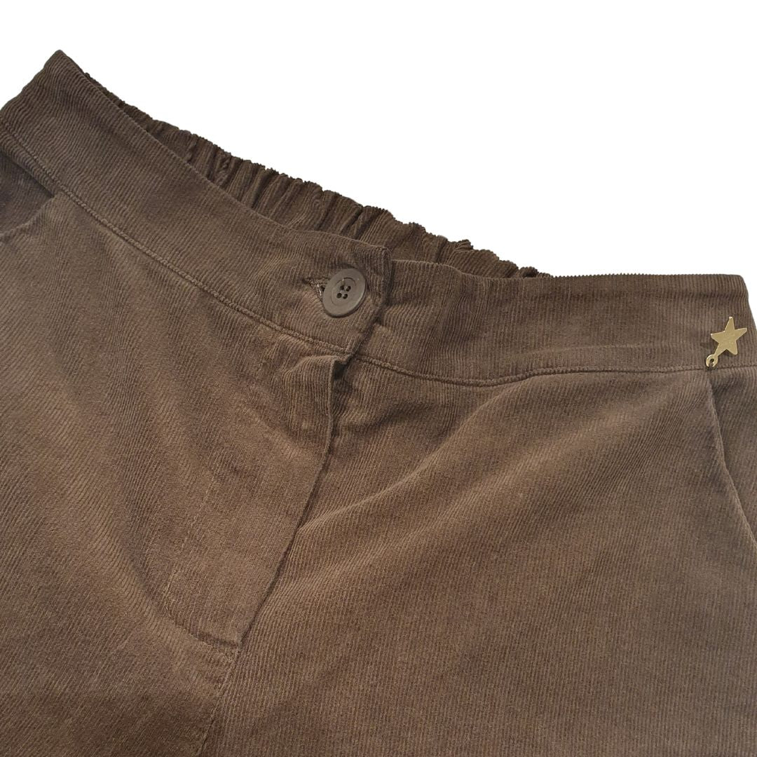 Pantalone boyfriend in velluto Souvenir